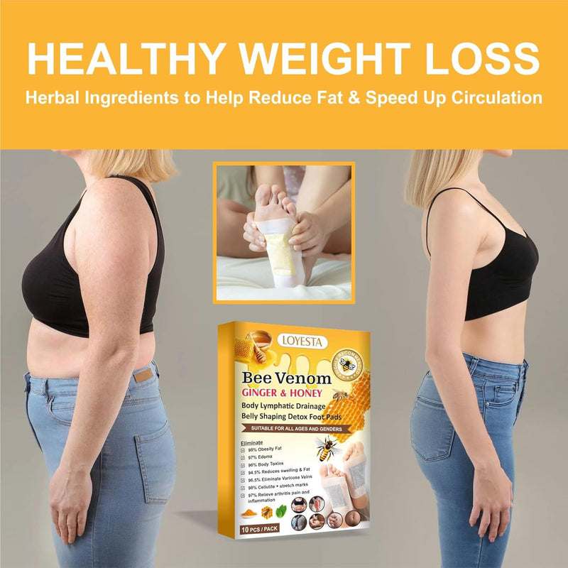 Bee Venom Ginger & Honey Detox Pads ( BUY 1 GET 1 FREE )