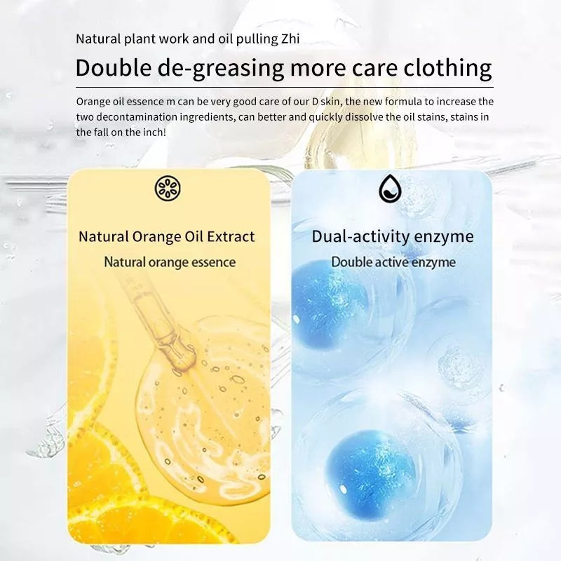 ✅Japanese Active Enzyme Laundry Stain Remover 💧🧪