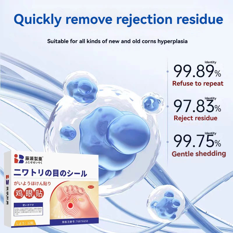 Japan Corn Removal Patch Pack of 12pcs ( BUY 1 GET 1 FREE )