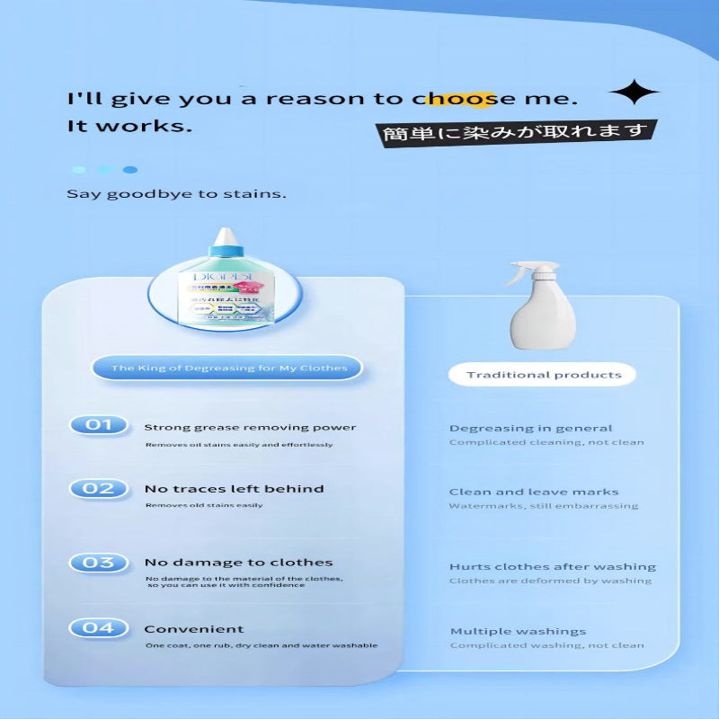✅Japanese Active Enzyme Laundry Stain Remover 💧🧪