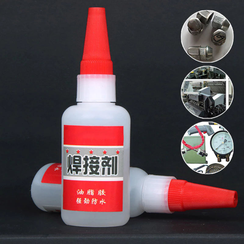 Universal Adhesive Glue for Repairing Shoes and Tires, Strong Waterproof Bond for Metal, Ceramic, and Wood