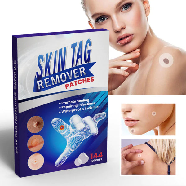 144PCS/Box Skin Tag Remove Patches Wart Remover Patch Waterproof Skin Care Stickers Skin-Friendly Painless
