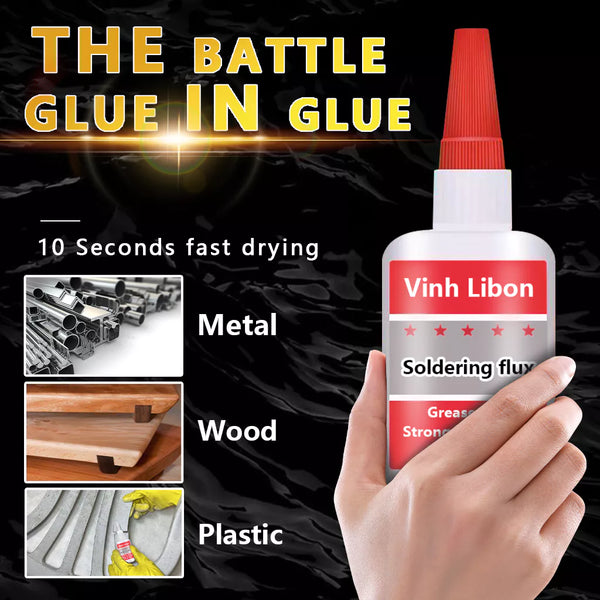 Universal Adhesive Glue for Repairing Shoes and Tires, Strong Waterproof Bond for Metal, Ceramic, and Wood